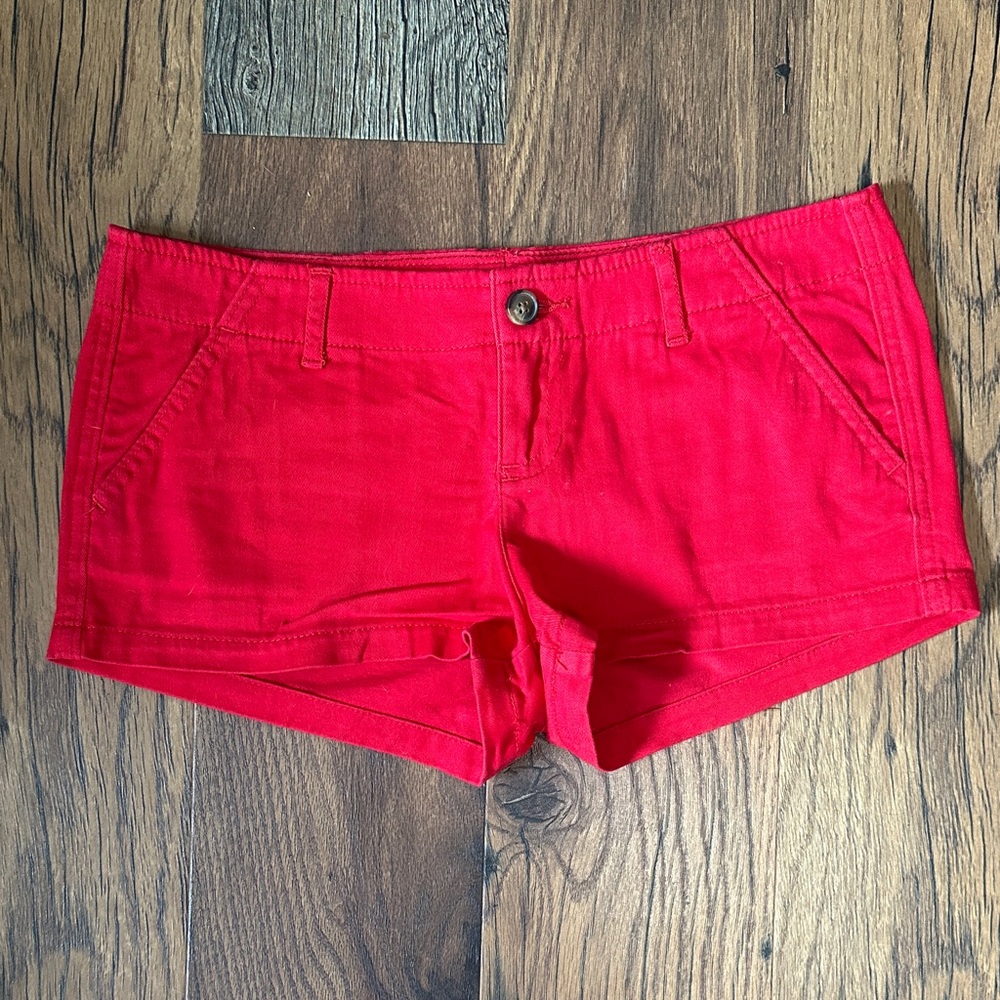 Women's Red Hollister Shorts